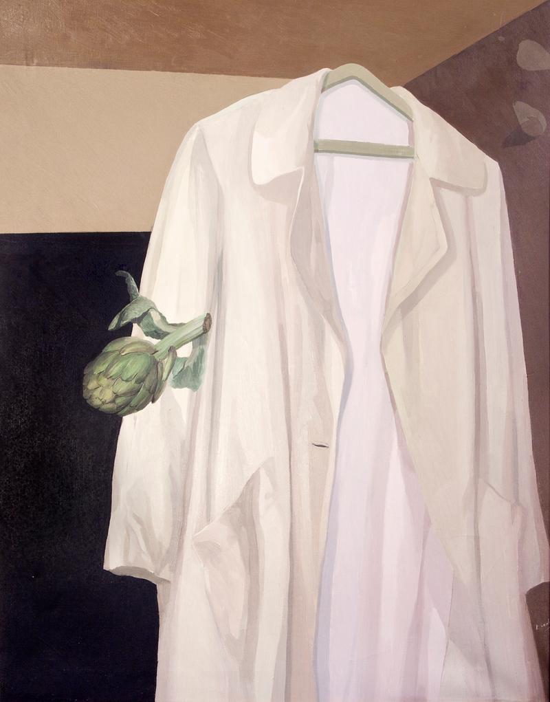 RETRATO DE ALCACHOFA — Daniel Escolano Cárcel, pintor alicantino