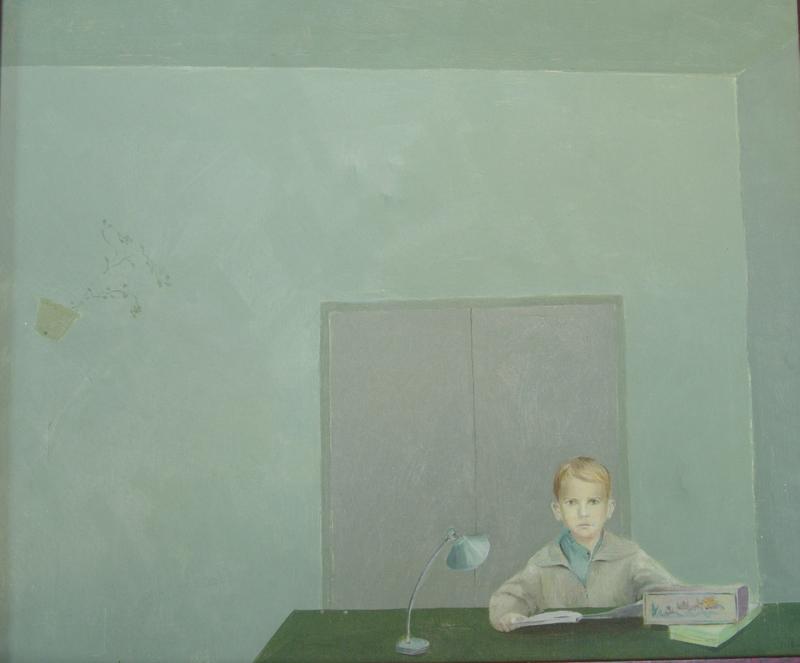 YO EN EL COLEGIO — Daniel Escolano Cárcel, pintor alicantino